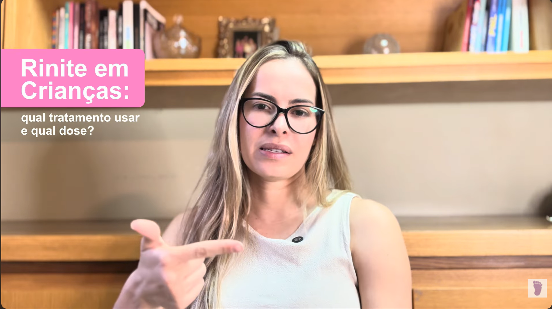 Miniaula em vídeo sobre rinite em crianças